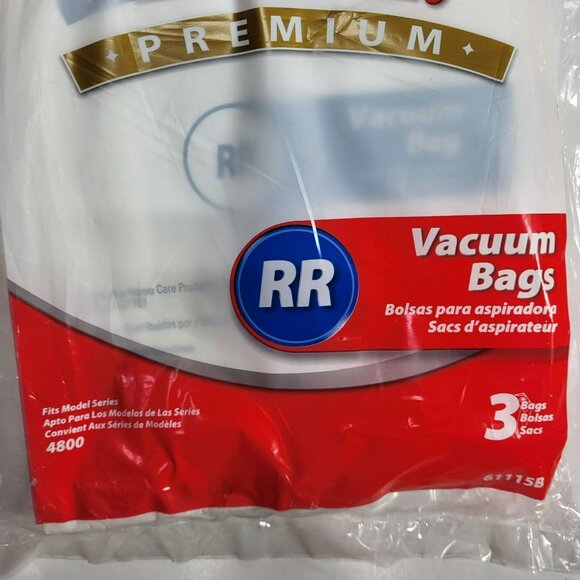 Eureka Premium RR Vacuum Bags 3 Packs 3 Bags Per Pack 9 Bags Series 4800 61115A - Picture 6 of 9